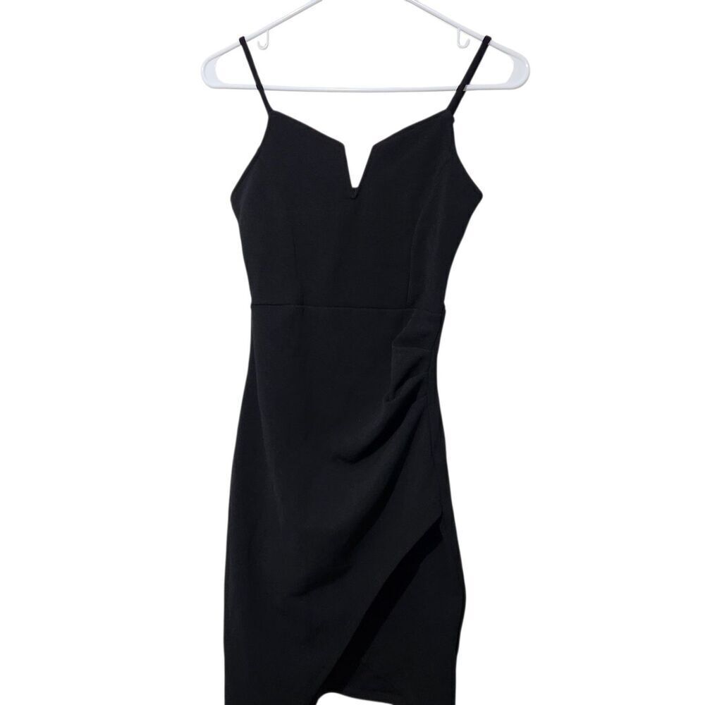 Don't You Dare Dress Size Small Black Stretch Adjustable Straps. New - Picture 3 of 14